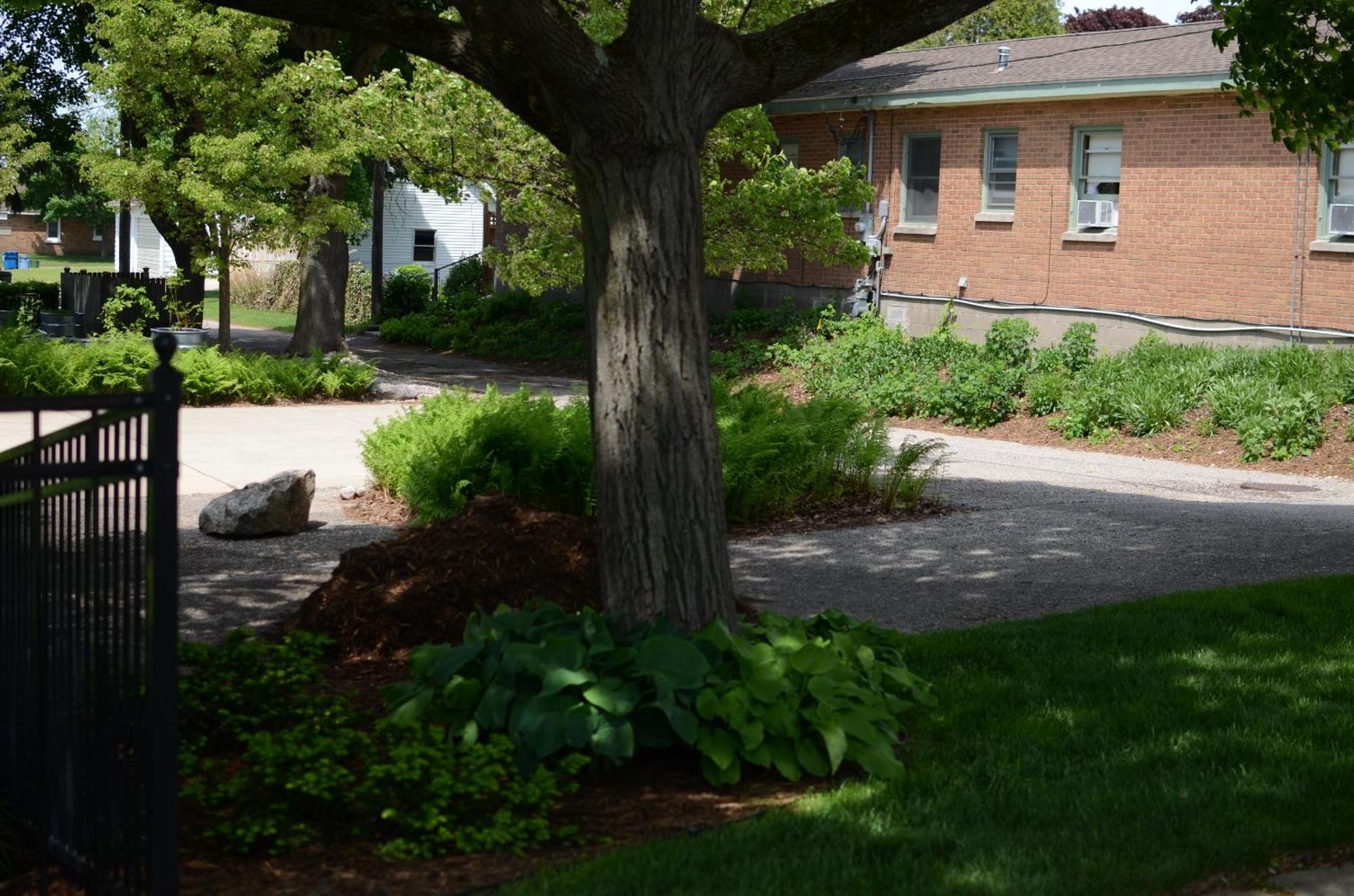 Ludington Blue Spruce Inn Exterior foto